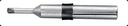 AT-Spids "skruetrækker"-formet 3,0mm Chrom