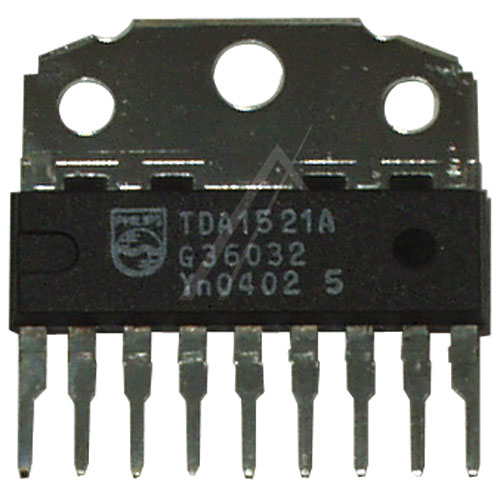 TDA1521A - POWER AMP 2x6W 8ohm 21V btl