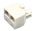 Telefonsplitter RJ11 6P4C 1 han - 2 hun