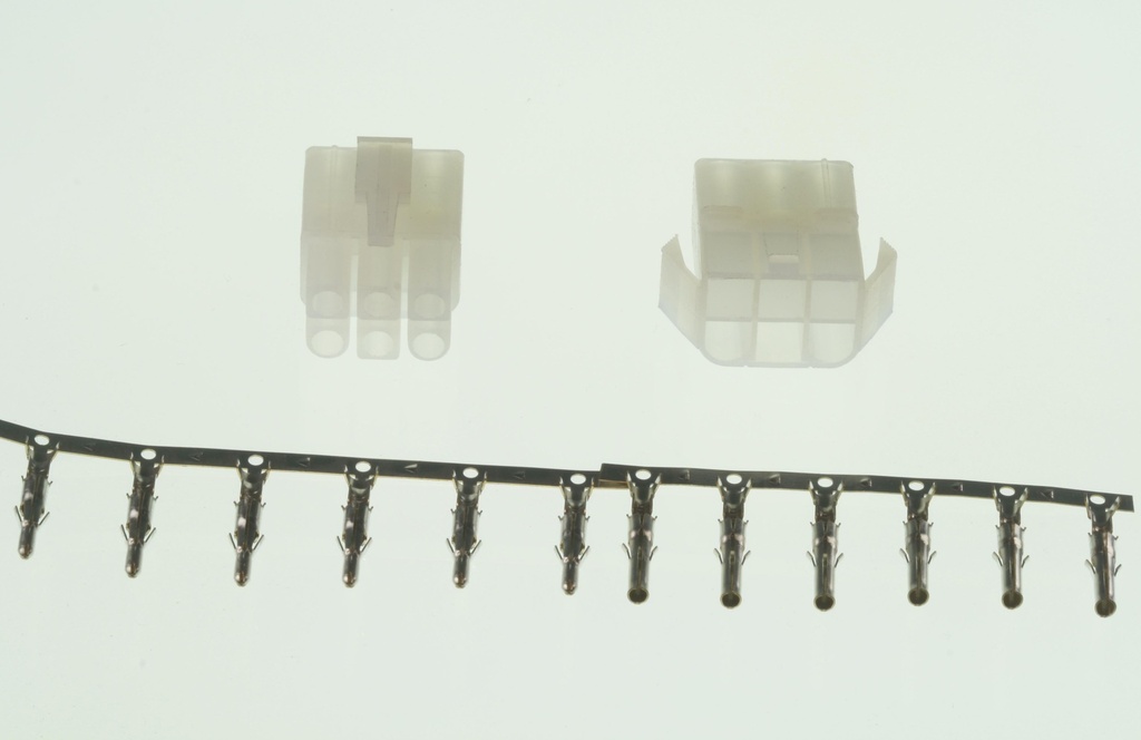 Tamiya stiksæt 6,2mm 6-POL (2 RÆKKER)