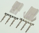 Tamiya stiksæt 4,5mm 3-POL/1 Række