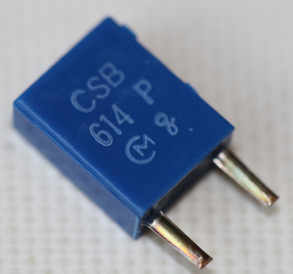 Ceramic Resonator 2-Pole 614kHz for Remote
