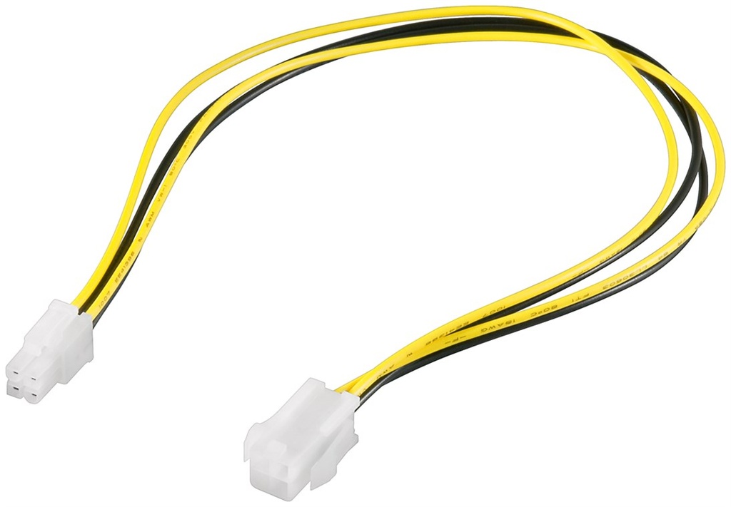 PC strømkabel forlænger ATX12 P4, 4 pin