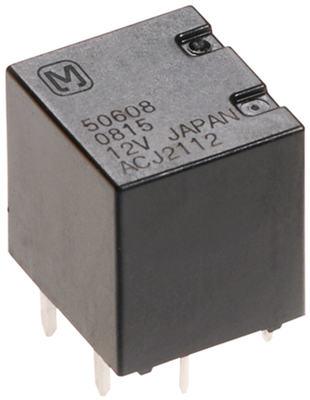 Print-effektrelæ 12 VDC 10A