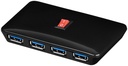 USB - HUB 4 Port USB 3.0 med on/off switch