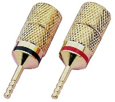 Kabelpinsæt Rød/Sort 2mm.