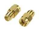 Reverse polarity SMA hun – SMA han adapter 2 stk