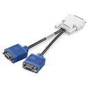 Adapterskabel DMS59 til 2 x VGA