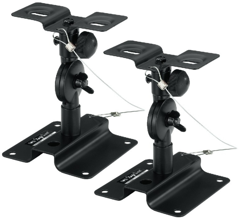 Universal væg- og loft-ophæng, 2 stk., 8kg, sort
