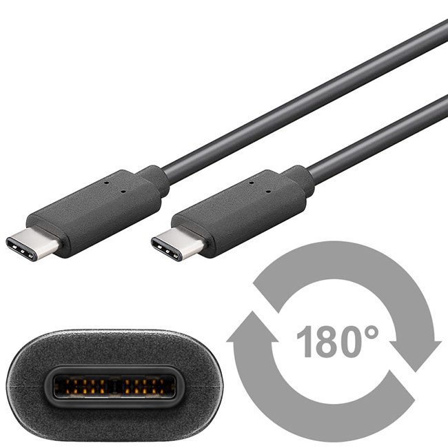 USB 3.1 Type C til C / 0,5mtr