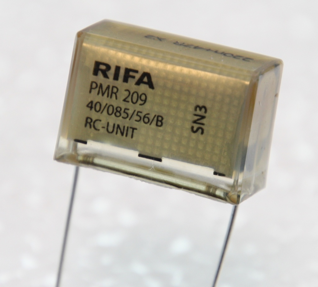 RC-led 220nF 47 Ohm 630VDC/250VAC
