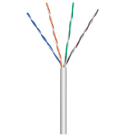 Netværkskabel Cat 6 stranded, pr meter