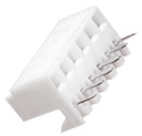 Lige Printkortfatning med 1 Række, 2.54mm Afstand, 6-Polet, 2,5A 250 V