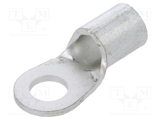 Ringkabelsko 10 mm², hul: Ø=5mm.
