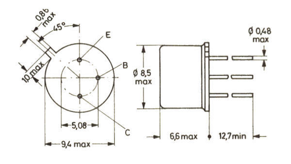 NPN 90/65V 1,5A 8,75W TO-39