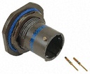 MIL-C-38999 Series I  Circular Connector I, Receptacle, 19Pin, Crimp, Panel
