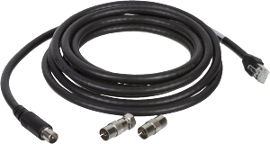 IHC antennekabel 3m For R og TV, sort