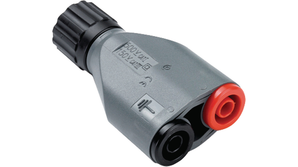 Adapter 2 x 4mm sikkerhedsbanan til BNC