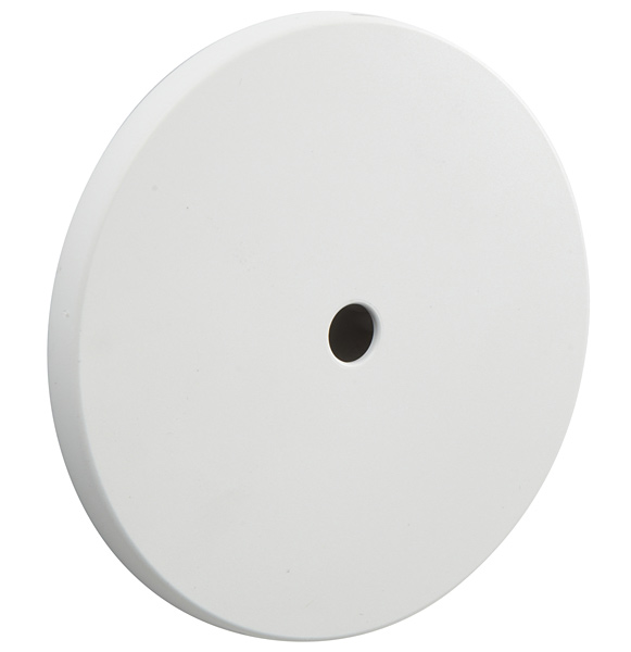 Dæksel Lampeudtag, Ø=80mm, hvid