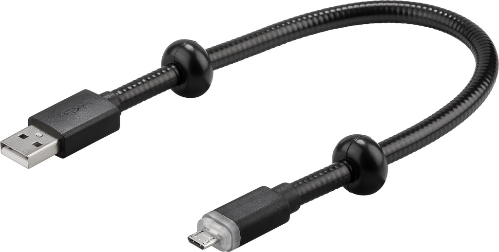 USB 2.0 svanehals med Micro USB stik