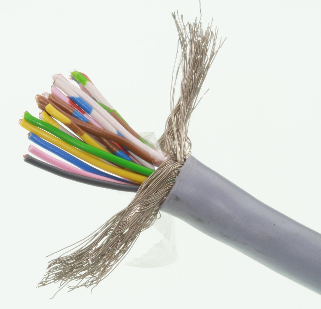 Control cable shielded 24x0.14mm²