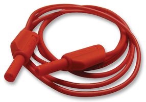 Sikkerhedsprøveledning Silikone 15cm. RØD 2mm.