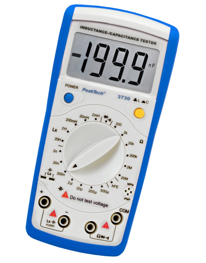 PeakTech P 3730, Induktans- og Kapacitansmåler