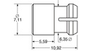 LED lenses clear 5mm