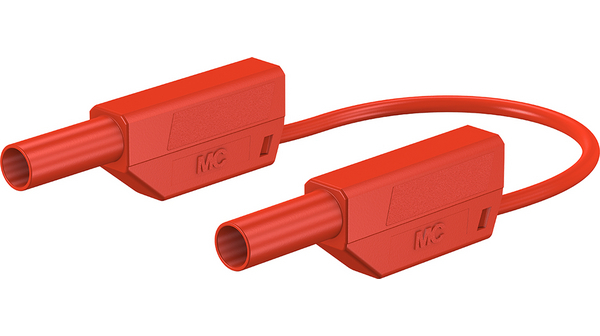 Test lead ø4mm rød 25cm CAT II/CAT III