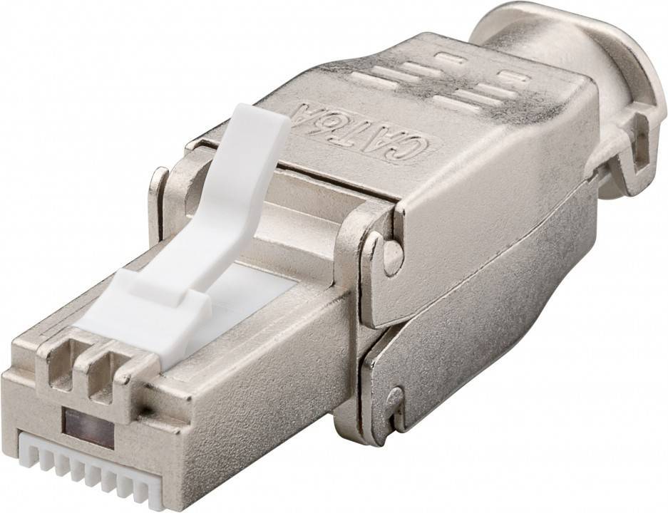 Værktøjsfrit CAT 6a STP RJ45 netværkskonnektor