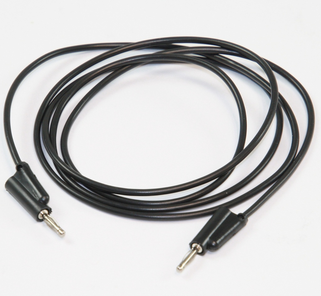 Prøve Kabel ø2mm Sort 100cm