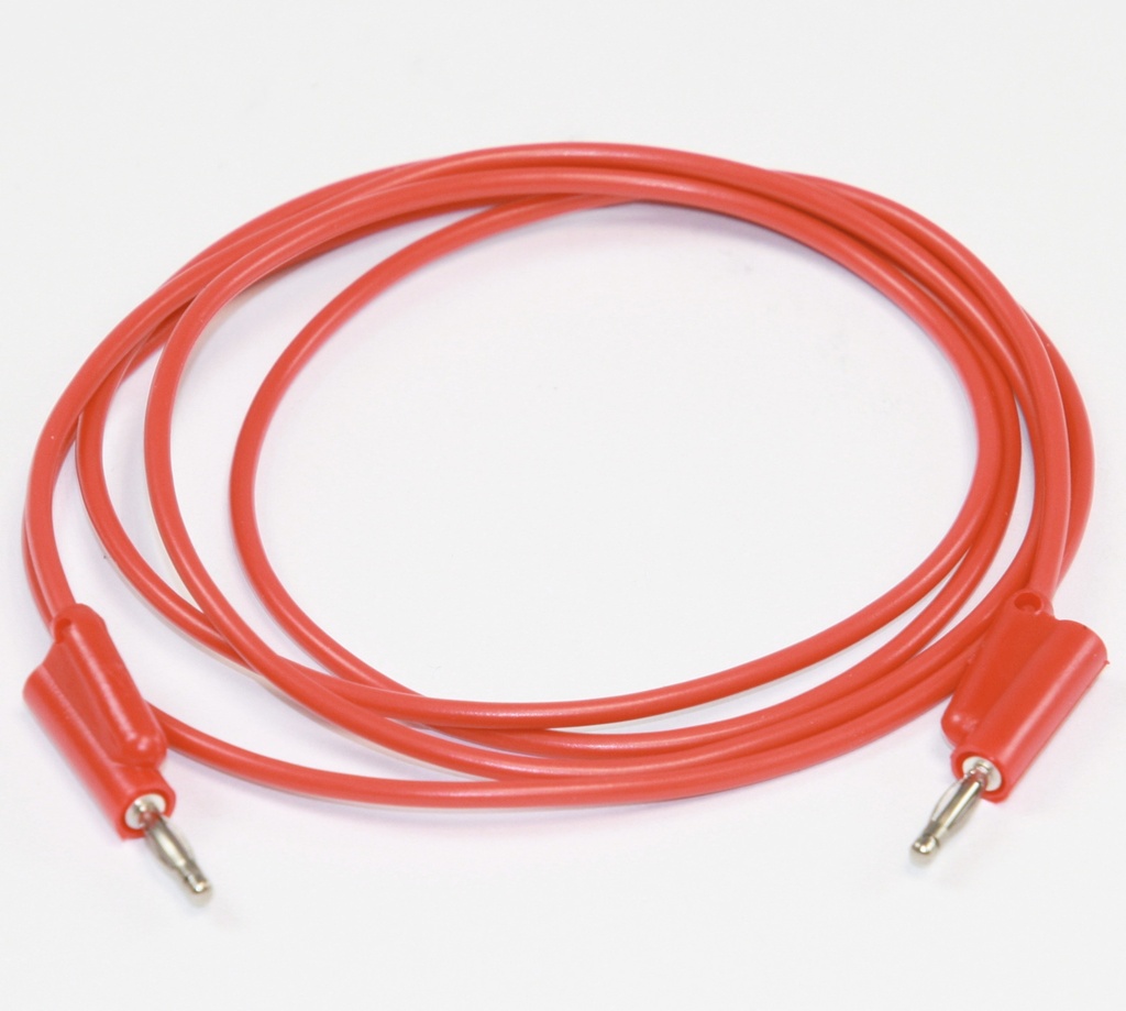 Prøve Kabel ø2mm Rød 100cm