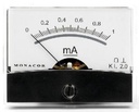 Drejespoleinstrument, 30uA 86x65mm.