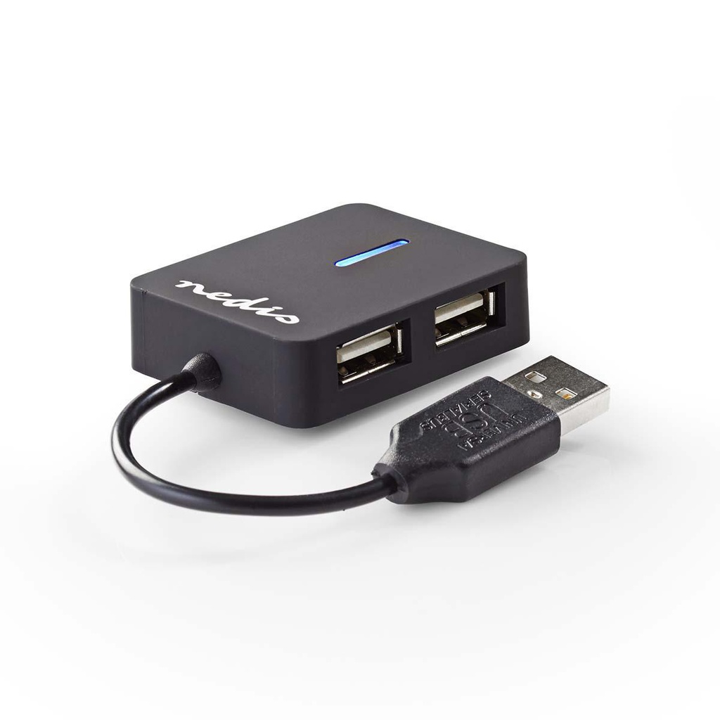 4-Port Hub USB 2.0 Travel Sort