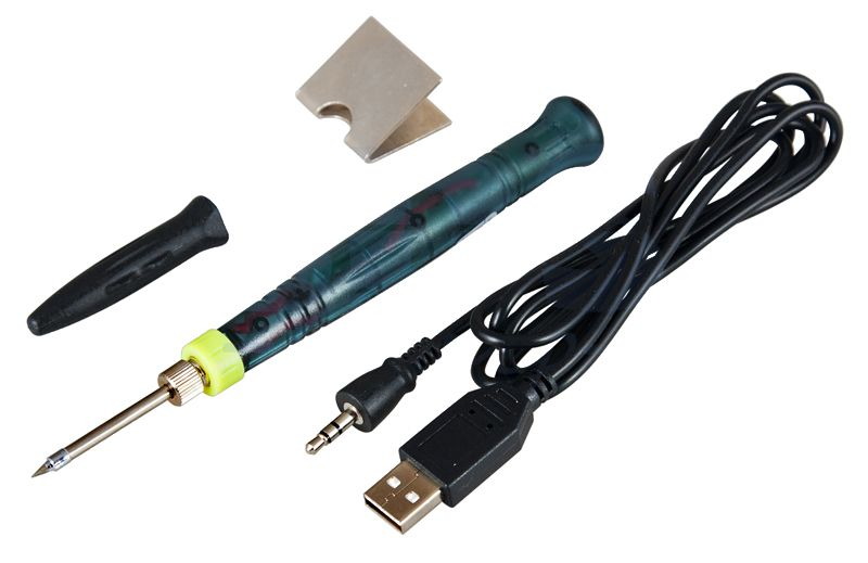 Loddekolbe, USB-drevet, 8W