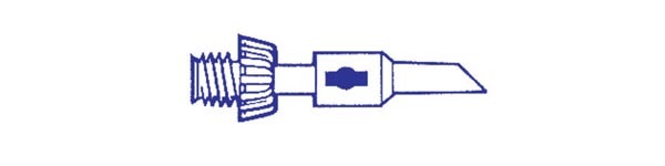 Portasol spids skrå 4.8 mm