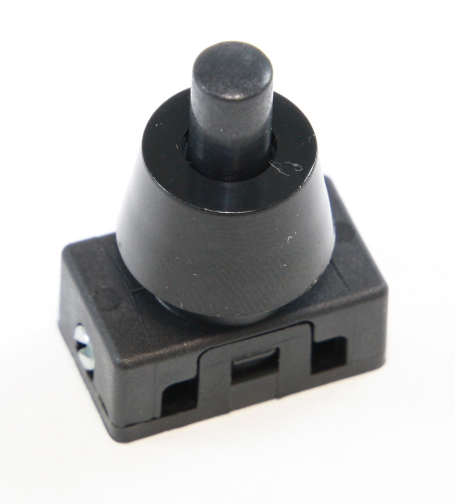 Trykafbryder 1-pol ON/OFF 2A,250VAC, GLAT, LANG