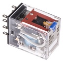 Relæ 2 x skifte 24VDC 10A 636R