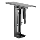 LogiLink® Adjustable under desk CPU mount, rotatable, slidable