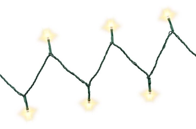 LED Lyskæde med timer, 19,5m, 120 stk. LED, Varm hvid