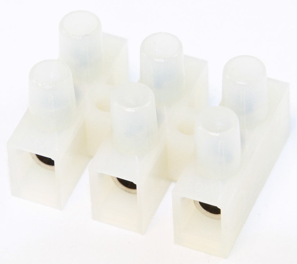 Klemrække 3-pol 6 mm2 KLAR
