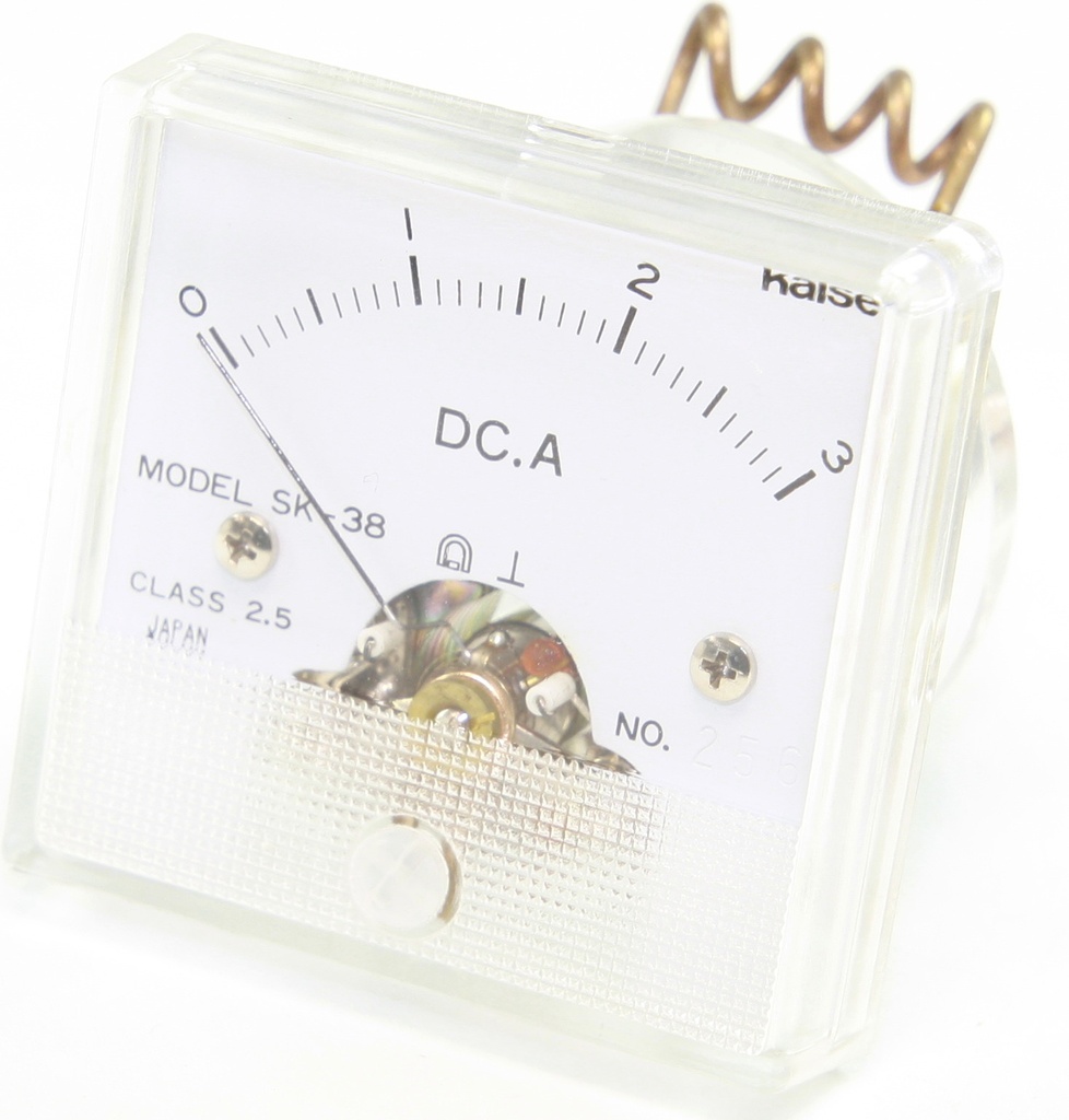 Analog måleinstrument 0-5A DC