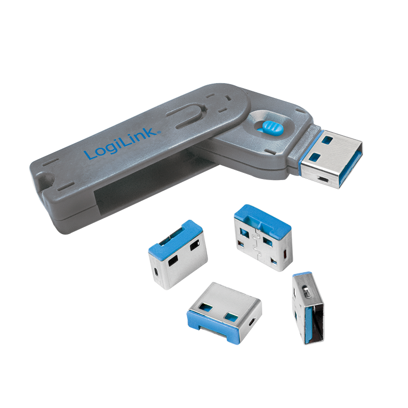 USB port blocker (1x key and 4x lock)