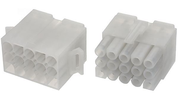 Multiple plug 6 polet (han og hun sæt)