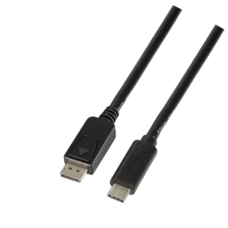LogiLink® USB-C male to DisplayPort 1.2 male, 1.8m
