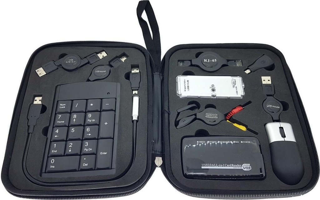Notebook 10 in 1 Travel Kit