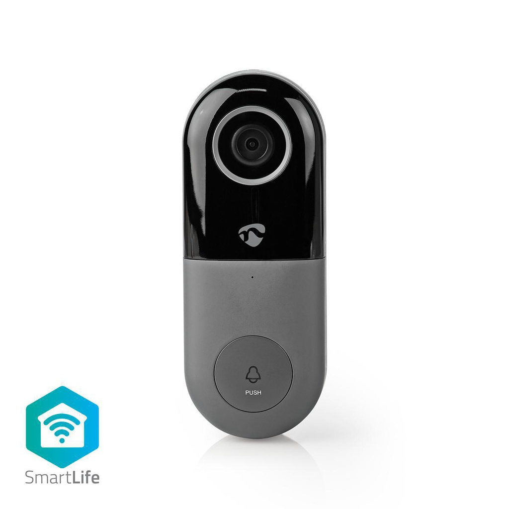 Wi-Fi Smart Dørklokke Med Kamera | Appstyret | microSD Åbning | HD 720 p