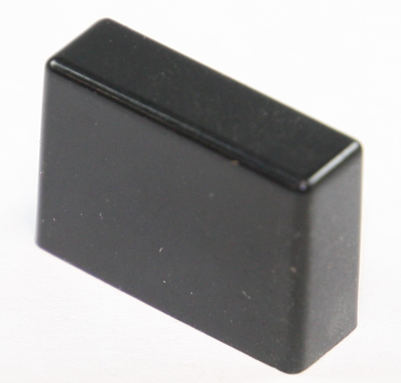 Hætte for Schadow tast, SORT, 17,3x5,99x11,99mm.