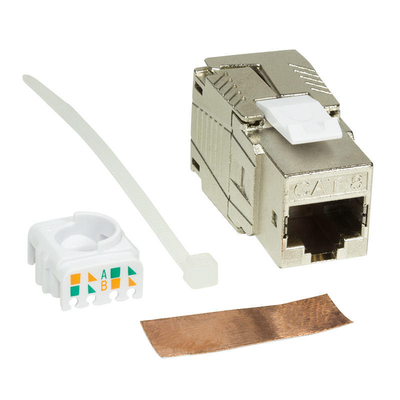 Cat 8.1 keystone jack RJ45, GHMT verified