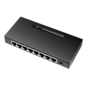 8-Port 10/100/1000 desktop switch, metalhus